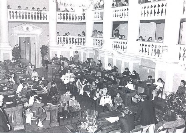 Scuole in Sala del Tricolore